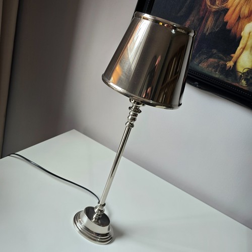 Zara home silver table lamp - home,