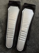 pro wrestling gear kickpads, soft foam and elastic for under footwear 