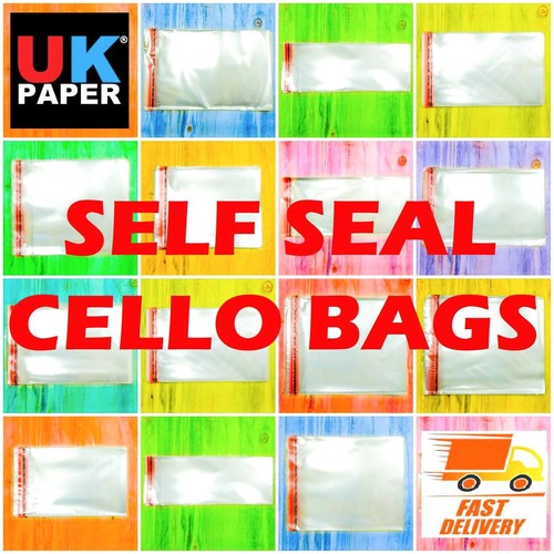 Clear cellophane self seal - self,