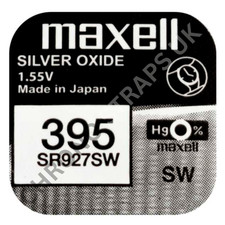 Maxell 395 / SR927SW Silver Oxide Watch Battery