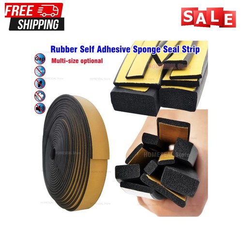 Rubber strip adhesive backed - -,