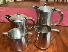 Elkington silver plated set of tea pot, water pot, milk jug and sugar bowl