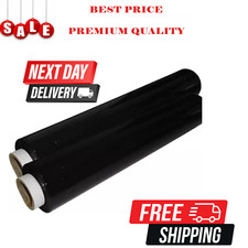 2 x BLACK STRONG ROLLS PALLET