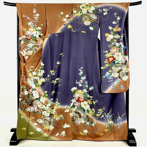 Japanese kimono silk - kimono, silk"furisode"
