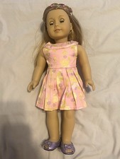 Custom American Girl Doll With Spare Clothes And Box
