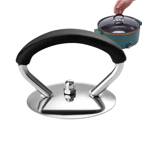Pot lid handle - 2x, stainless