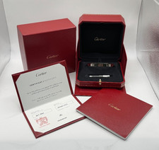 Cartier Love Bracelet 18ct White Gold Size 20 with Papers