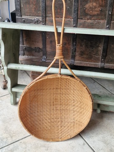 Old vintage bamboo rattan - old,