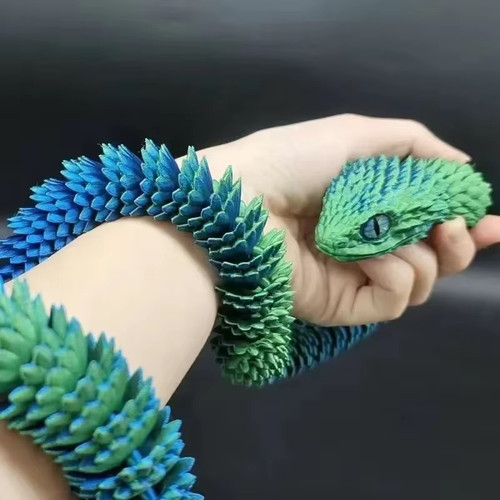 60cm printed snake - 3d,