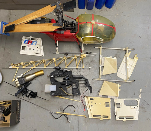 Hirobo lama helicopter - lama, rc