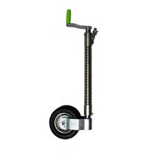 48mm Ribbed Jockey Wheel - Heavy Duty, Long Handle, Anti‑Slip Shaft To Suit Ifor