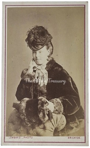 Cdv lady wonderful - in, hat