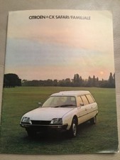 Citroen CX Safari / Familiale Car Brochure - September 1977