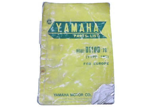 Yamaha dt100 1977 parts - yamaha,