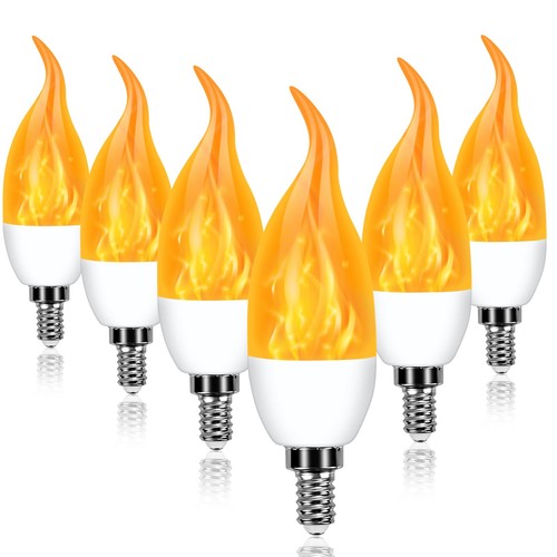 E12 led flickering candelabra - e12,