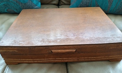Vintage empty wooden oak - empty,