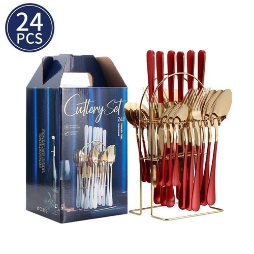 24pc cutlery dinner - cutlery, set