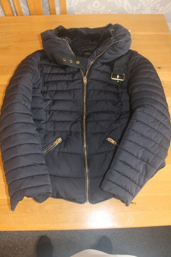 Basic zara black puffer jacket - zara,