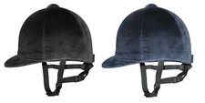 GATEHOUSE DERBY VELVET PEAKED HORSE RIDING HAT HELMET CHILDS/ADULTS