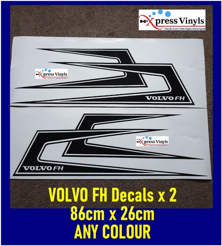 Volvo boomerang body decals - volvo,