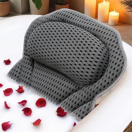 Bath pillow bathtub 4d - bath, pillow,