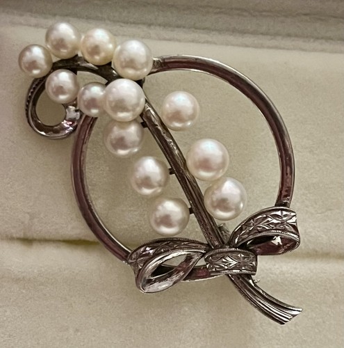Vintage mikimoto akoya pearl - akoya,
