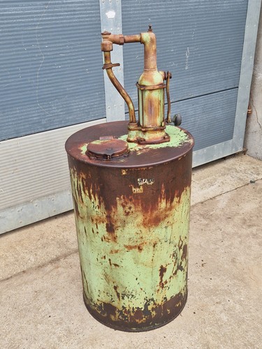 Vintage oil pump dispenser for - pump,