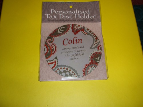 Tax disc holder - ....tax,
