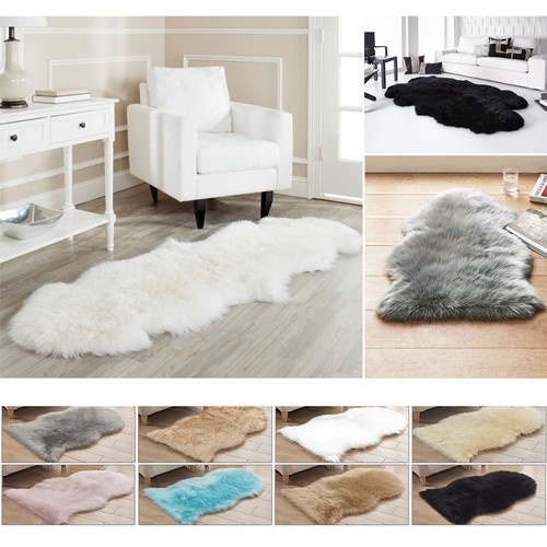 Large faux fur rug - fur, fluffy