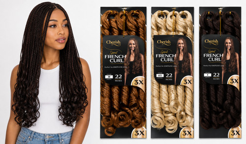 Cherish synthetic curly - curly, bouncy