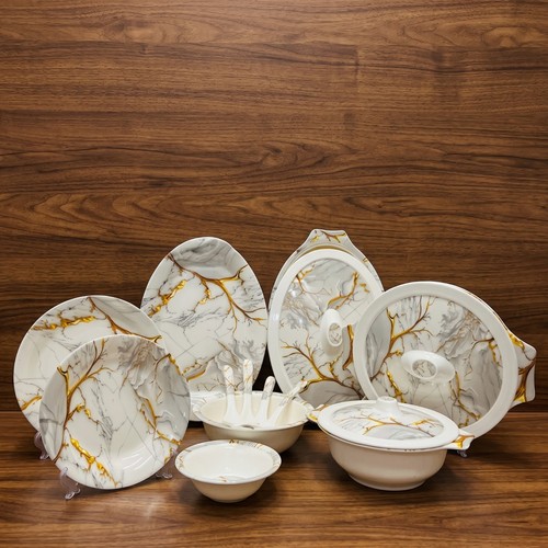 Luxury white gold - gold, marble