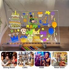 LED Message Board Acrylic Dry