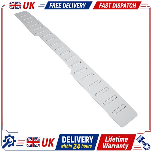 Chrome rear bumper protector - rear, +
