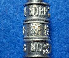 THREE OLD RACING PIGEON RINGS