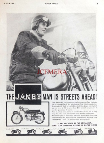 James 150cc cadet original - james,