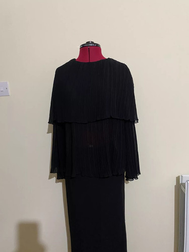 Zara black layered pleated - zara,