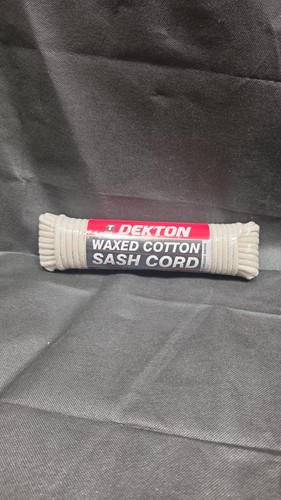 Dekton waxed cotton sash cord - waxed,