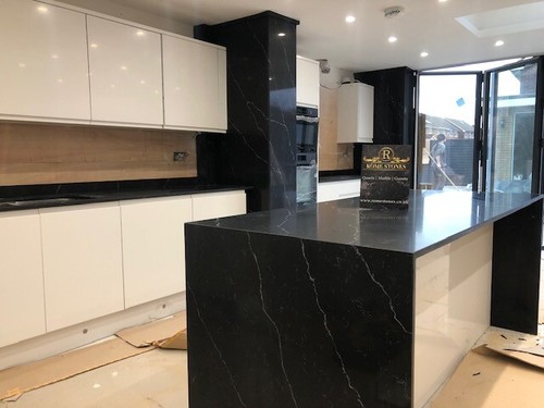 Black calacatta quartz - ,