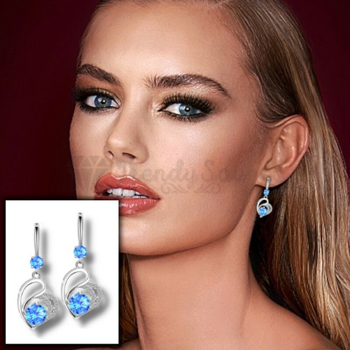 Elegant love heart ocean - elegant, blue