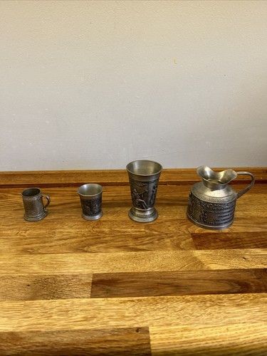 Vintage german pewter joblot - german,