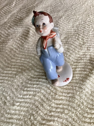 Royal dux boy with puppy - boy, dog