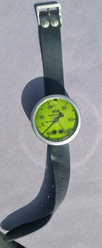 Vintage scuba diving depth - scuba,