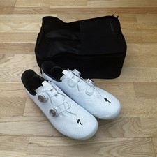 Specialized S-Works Torch White Road Cycling Shoes Size 47 - Great Condition