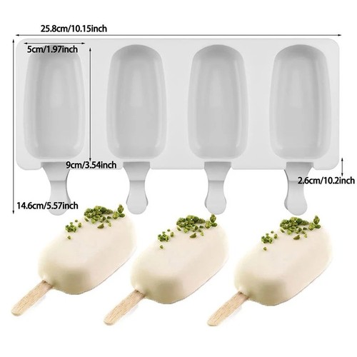 Silicone ice cream mould - silicone,