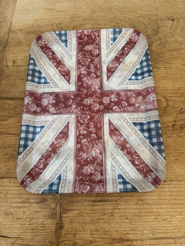 Union jack tray floral - tray, design
