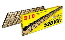 Suzuki PE175 Z,D,E 82-84 DID VX3 Heavy Duty Gold X-Ring Chain 520 x 110 Links
