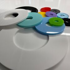 Cut To Size Round Washers Rings Spacers Plastic Perspex Acrylic Various Sizes