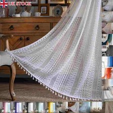 New lace net curtain - new,
