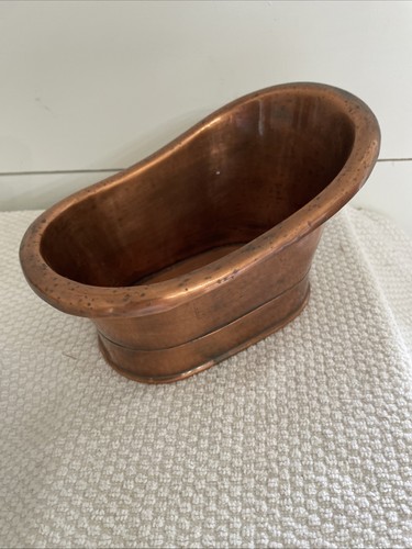 Vintage mini copper slipper - mini,