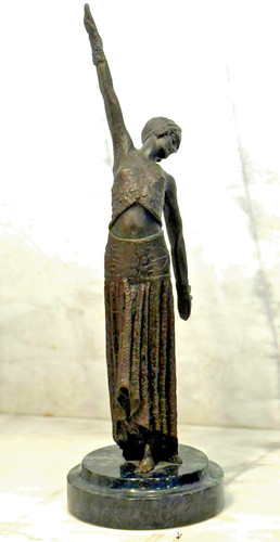 Art deco dancer - deco, bronze